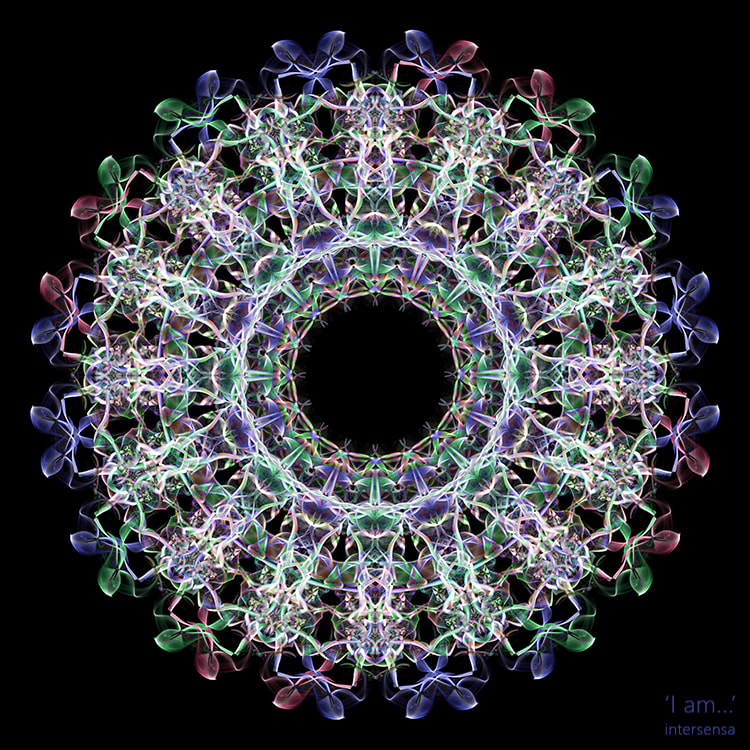 I am, color wheel, mandalas, fractal,  spiritual, your personal I am, you own I am, symmetry, intersensa 