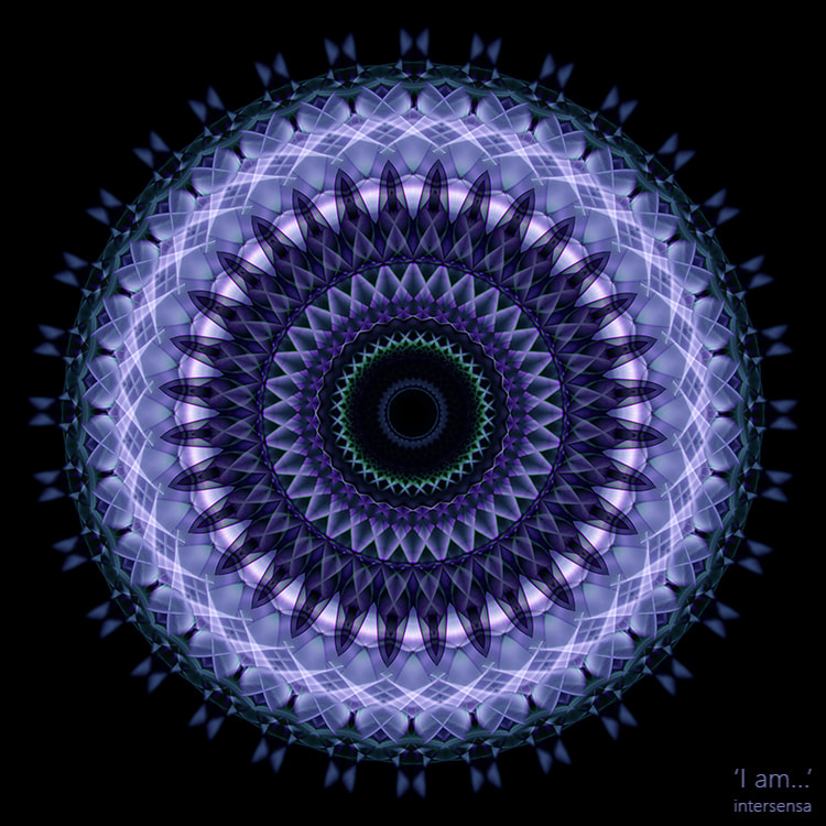 I am, feathers, mandala, lightcode, your I am, symmetry, digital art, fractals, intersensa 