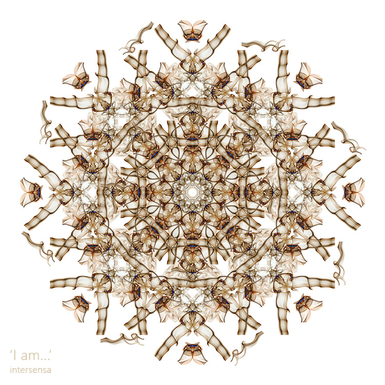 I am, your I am, fractal, mandala, lightcode, print, photopaper, canvas, personally made, symmetry, intersensa 